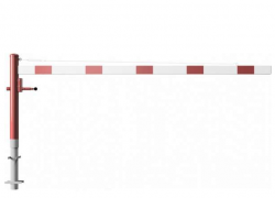 oto�n� z�vora 3000mm, cylindrick� z�mok, bielo-�erven� 4