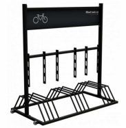 mobiln� stojan na dev� k�l s reklamn�m panelom 1