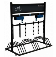 mobiln� stojan na bicykle s mo�nos�ou dob�jania, s panelom 2