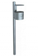 popoln�k okr�hly so strie�kou, so stlpikom, bez farby 6