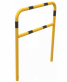 bezpe�nostn� ochrann� z�bradlie s nosn�kom 1000mm �lto�ierne 1 - pohlad 1 - www.idealmarket.sk