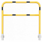 bezpe�nostn� z�bradlie na stenu, �lto-�ierne, 1200x1000mm 10 - pohlad 1 - www.idealmarket.sk