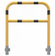 bezpe�nostn� z�bradlie na stenu, �lto-�ierne, 1200x1000mmx60mm 13 - pohlad 1 - www.idealmarket.sk
