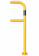 koncov� st�pik z�bradlia, bielo-�erven�, na hmo�dinky 17 - �lto-�ierna varianta - www.idealmarket.sk
