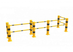 bezpe�nostn� �lto-�ierne z�bradlie,  T st�pik 3 x 90� 18