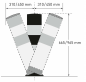 bezpe�nostn� st�p �lto�ierny, v�kyvn� priemer 159mmx965mm 12 - pohlad 2 - www.idealmarket.sk