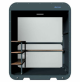 mobiln� kancel�ria, meeting point, pozink, �ierna matn� farba V-Space 2 - pohlad 1 - www.idealmarket.sk