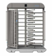 mobiln� turniket elektro mechanick�, pozink V-Turnstile 3 - pohlad 2 - www.idealmarket.sk