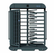 mobiln� turniket elektro mechanick�, farben�, V-Turnstile 4
