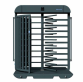 mobiln� turniket elektro mechanick�, farben�, V-Turnstile 5 - pohlad 2 - www.idealmarket.sk