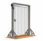 mobiln� a �nikov� dvere, pozink, plotov� modul V-Door 1 - pohlad 2 - www.idealmarket.sk