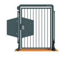 �nikov� dvere, oce�ov� doska, farba, plotov� modul V-Door 4