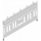 plastov� bari�ra EURO2, typ NOX, biela, s adapt�rom 2 - pohlad 2 - www.idealmarket.sk
