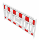 plastov� bari�ra EURO2, typ NOX, bielo-�erven�, bez adapt�ra 1 - pohlad 2 - www.idealmarket.sk