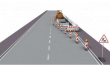 plastov� bari�ra EURO2, typ NOX, bielo-�erven�, bez adapt�ra 1 - pohlad 4 - www.idealmarket.sk