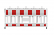 plastov� bari�ra EURO2, f�lia RA2/B, bielo-�erven�, s adapt�rom 4 - pohlad 2 - www.idealmarket.sk