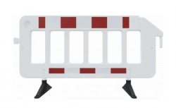 plastov� bari�ra, oto�n� nohy, f�lia RA1/A, bielo-�erven� 4