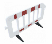 plastov� bari�ra, oto�n� nohy, f�lia RA2/B, bielo-�erven� 5