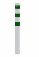 oce�ov� p�tn�k, bielo-zelen�, priemer 152mm x1500mm 3 - pohlad 2 - www.idealmarket.sk