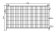 mobiln plot iarovo zinkovan Profi bez hkov a os 3,5x2,0m - pohlad 2 - www.idealmarket.sk