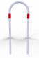 obl�kov� z�brana, ochrana e-dob�jac�ch stan�c 400x1200mm, bielo-�erven� 10 - pohlad 2 - www.idealmarket.cz