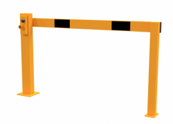 z�vora, podpern� st�pik, 1500mm, trojhran, �lto-�ierna 4