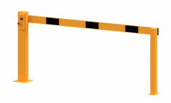 z�vora, podpern� st�pik, 2000mm, trojhran, �lto-�ierna 5