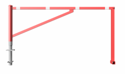 z�vora farben�, na zabet�novanie, visiaci z�mok, 2500mm 1