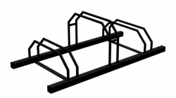 stojan na bicykel, �iarov� zinok, farben�, tri koles� 28