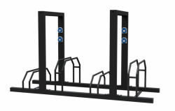 stojan na bicykle, opora pre E-bike, �iarov� zinok, farba 36