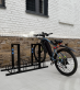 stojan na �tyri bicykle s opierkou pre E-bike, �iarov� zinok, farba 36 - pohlad 3 - www.idealmarket.sk