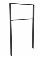 opora ploch� oce� 50x12mm, farba, s nosn�kom, 750mm 15