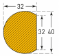 bezpe�nostn� profil na plochy, magnetick�, �lto-�ierny, 1000x40x32mm 6 - pohlad 2 - www.idealmarket.sk